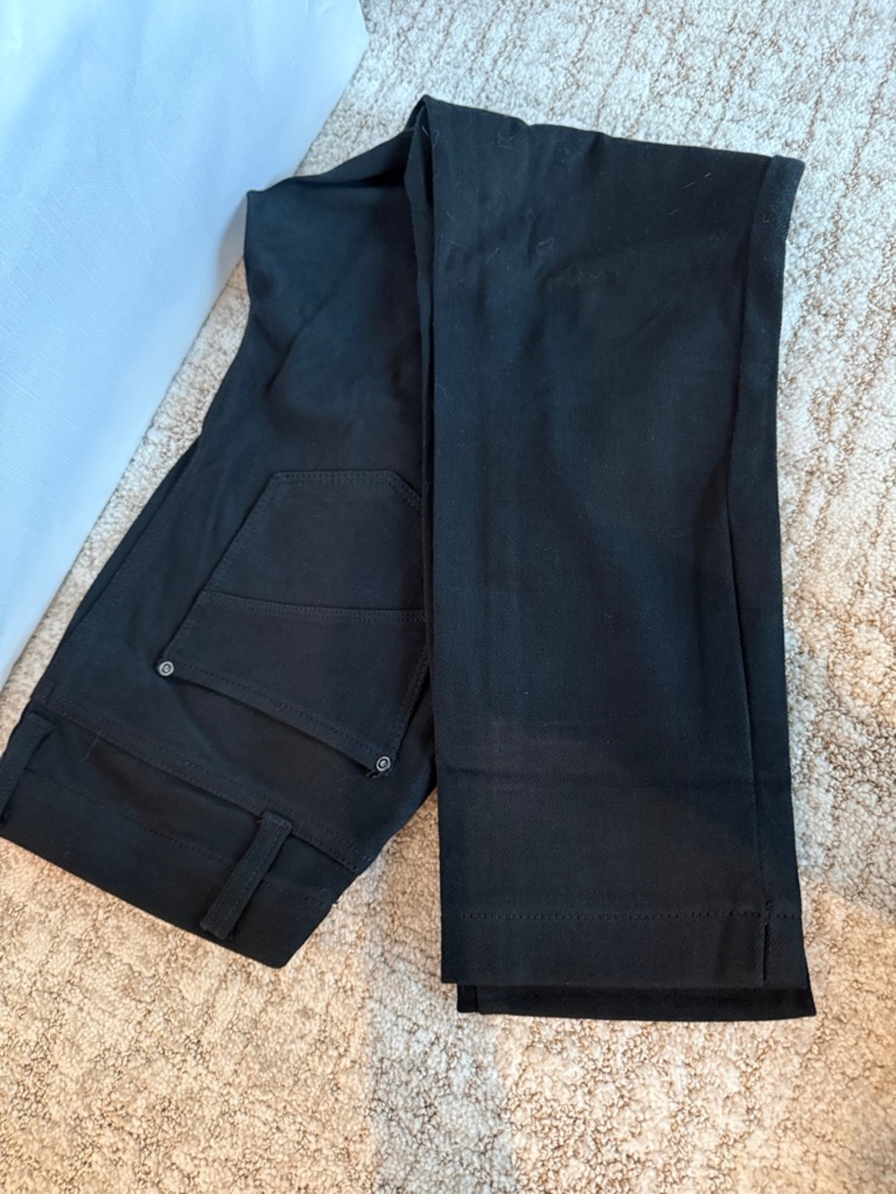 Bundle - Time and Tru Women’s Denim Capris - Light Blue and Black - Picture 4 of 10